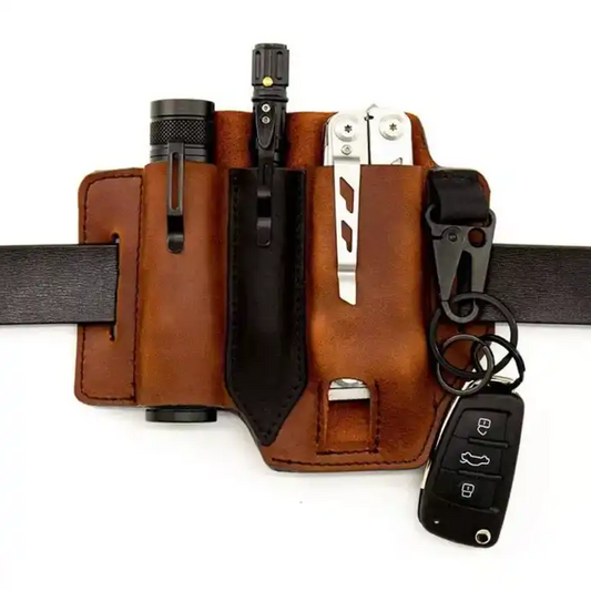 Leather Multi-Sheath - Fire and Rescue Tools