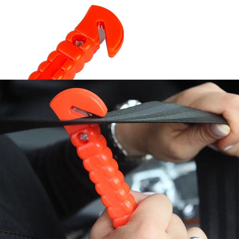 Emergency Window Hammer & Seatbelt Cutter
