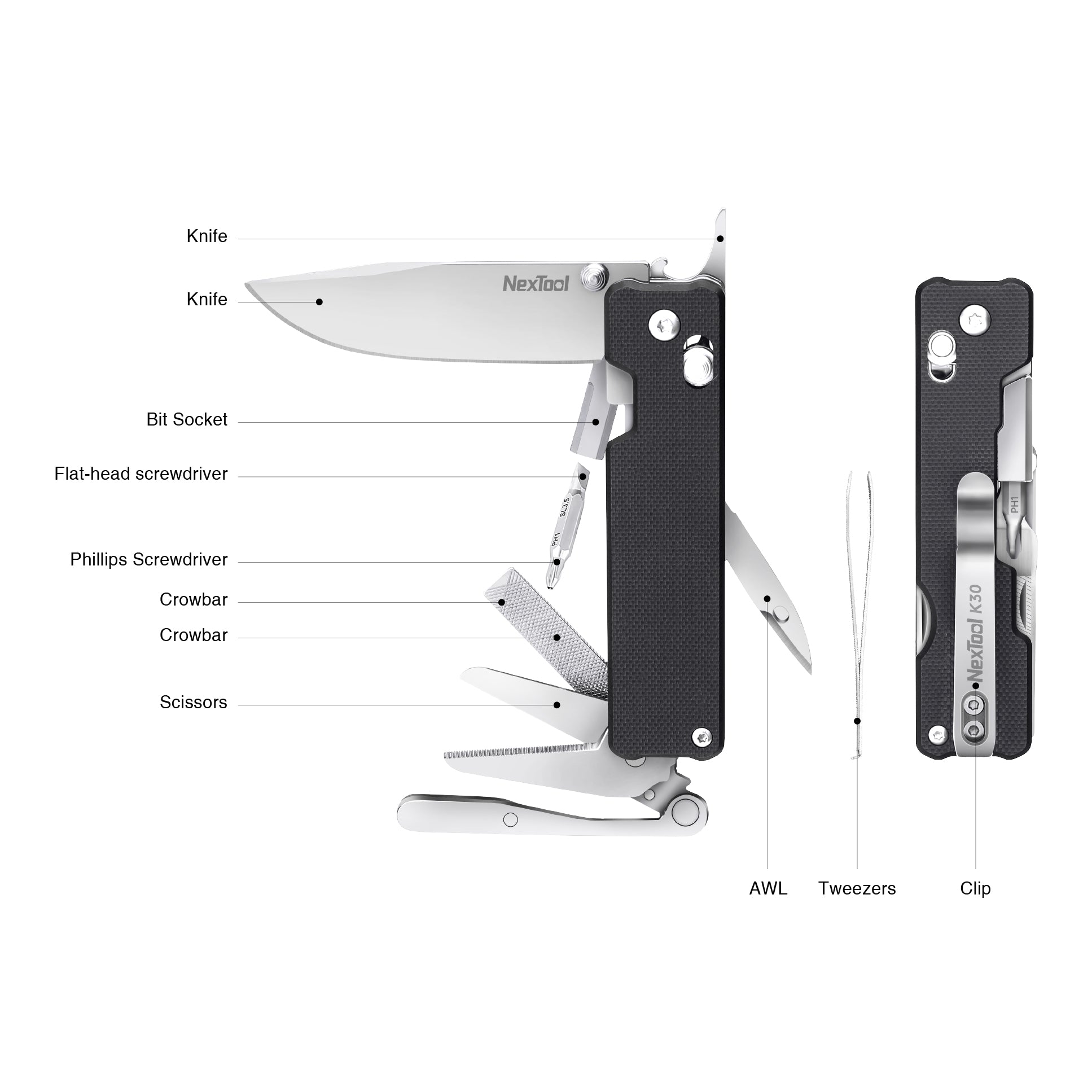 NexTool Knight K30 Multitool