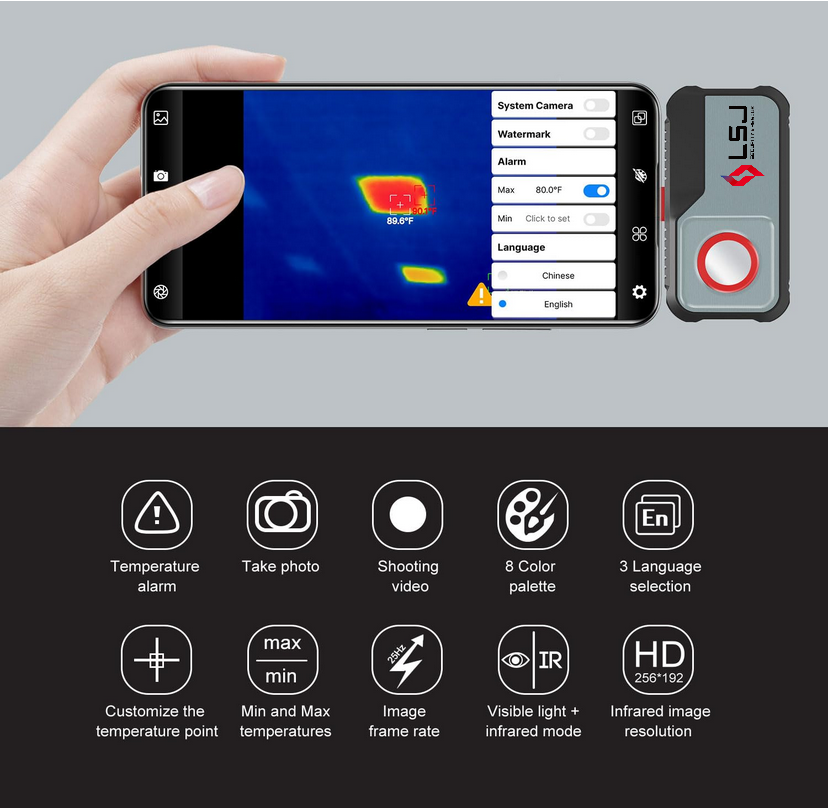LSJ Andriod Thermal Imaging Camera