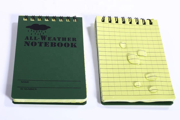 Pocket Size Waterproof All Weather Notebook - Fire and Rescue Tools