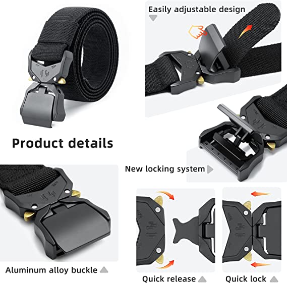 Quick Release Tactical Belt - Fire and Rescue Tools